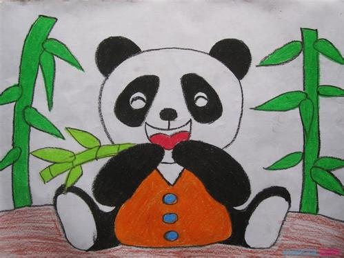 儿童画画大全图片动物熊猫,3组,最新儿童画画大全图片动物熊猫