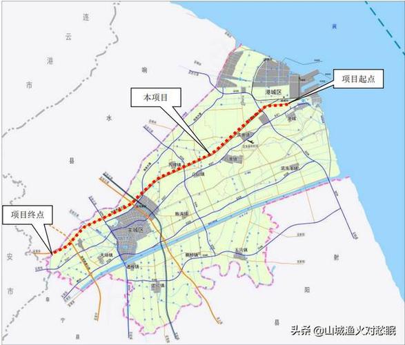 滨海至淮安高速公路盐城段获批,总投资约102.07亿元,工期3年
