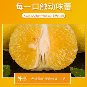 采缇caiti正宗湖南怀化黄金贡柚纯甜象山青10斤礼盒当季新鲜水果春香