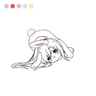 q版金子轩简笔画