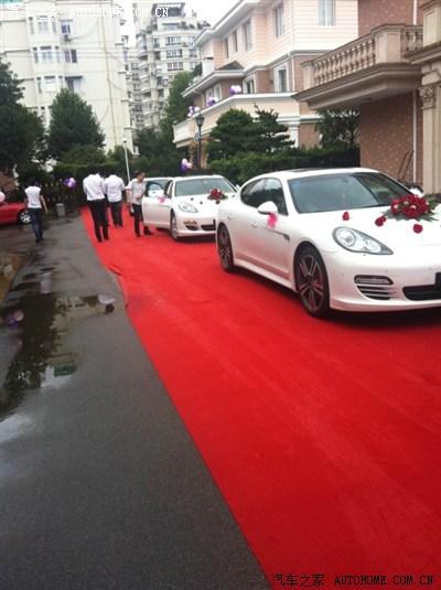 温州panamera俱乐部.车友白色婚车