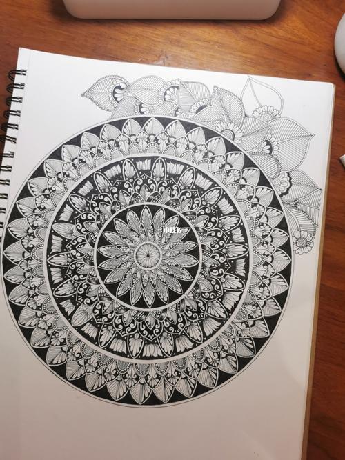曼陀罗练习_禅绕画_文化_绘画