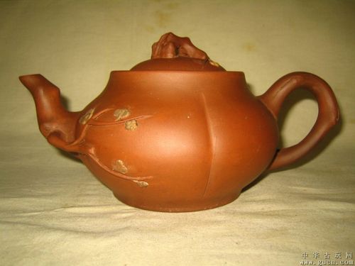 文革-70年代紫砂,紫砂壶:许小华,紫砂梅花壶