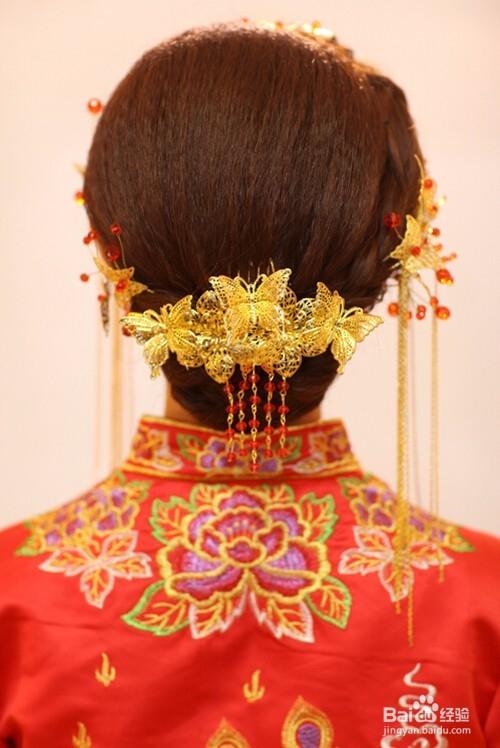 中式新娘发型教程