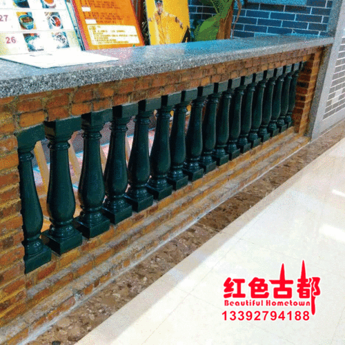佛山陶瓷栏杆 别墅围墙阳台护栏 瓷瓶柱 50高60高70高
