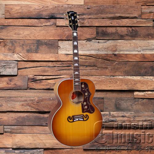 吉普森gibson sj-200特别版 全单板民谣吉他 木吉他