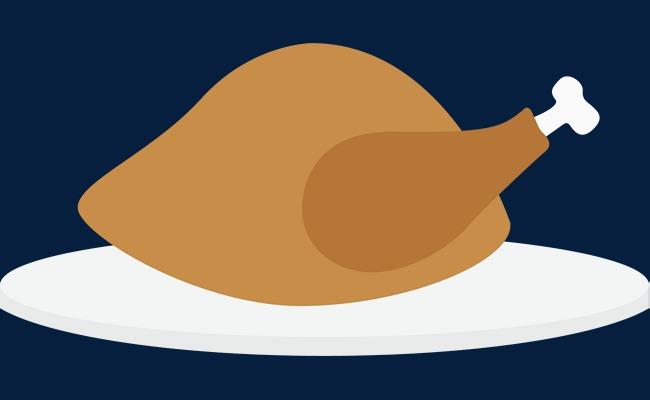 脆皮全鸡_脆皮烤鸡【高清卡通手绘png素材】-90设计