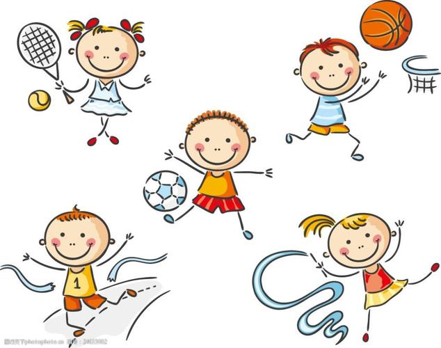 体育运动卡通儿童漫画