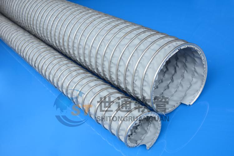 耐400度600度800度高温挠性风管,耐高温软管,耐高温风管,耐高温伸缩