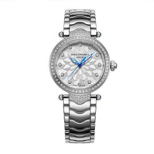 emilechouriet瑞士艾米龙表净雅系列女士机械表062188l6d276视频