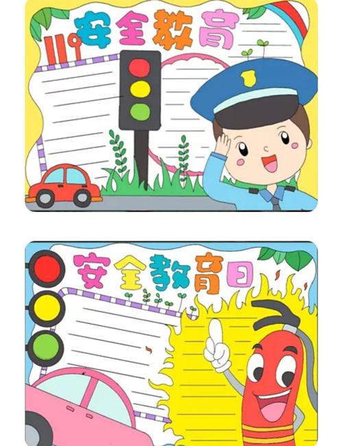 安全教育日手抄报素材_中小学_手抄报素材_人文_阅读