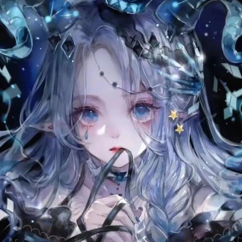 暗黑系列动漫女生头像:对你念念不忘的原因是你曾在我记忆里得过满分