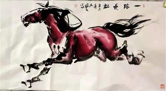 画家吴风之注重写实领军画马题材正统艺术创作