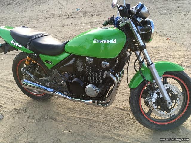 经典川崎西风400摩托车出售,发动机状态很好