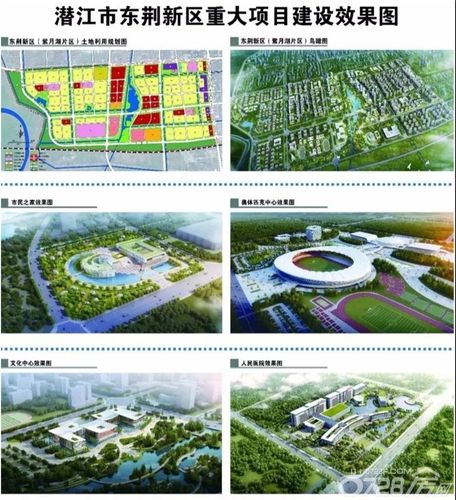 *东荆新区规划板块示意图) 从东荆新区整体规划来看,它围绕百里长渠