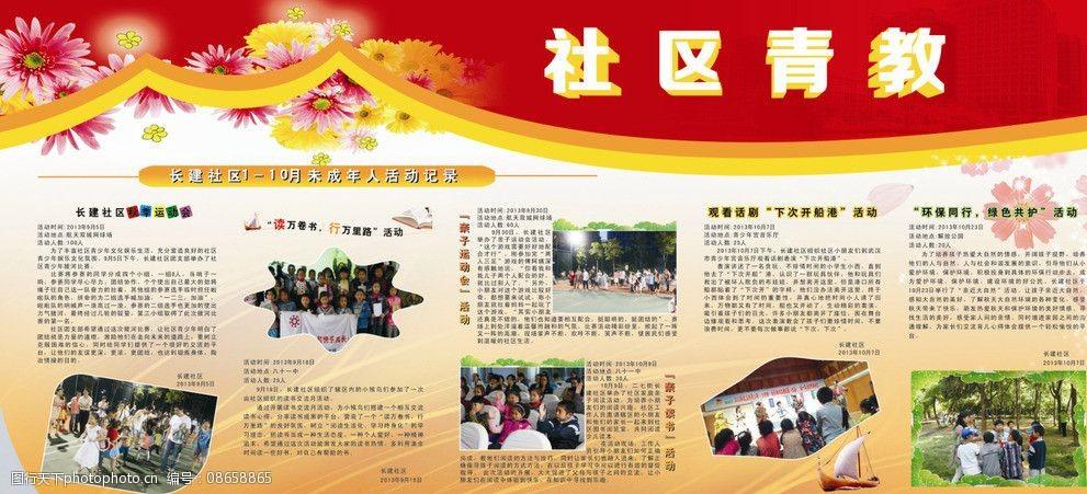 社区宣传展板图片