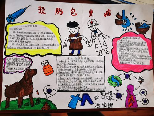 预防"包虫病" 你我共参与——循化县举办中小学防治"包虫病"手抄报