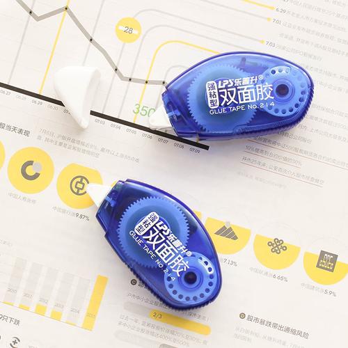 购客韩具乐普升点点胶迷你点状双面胶修正带式透明胶带手账贴纸手工用