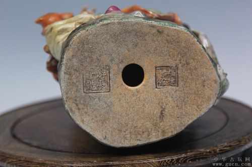 民国福建会馆游长子造粉彩观音像