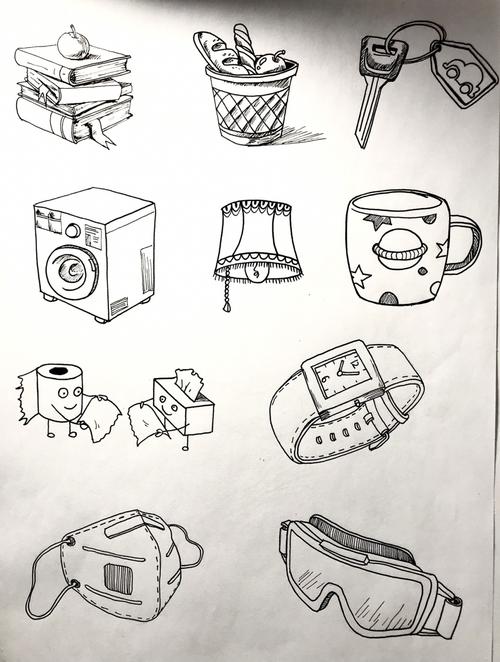 静物线描_线描_简笔画_教程_简笔画教程_人文_绘画