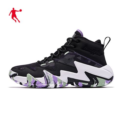 乔丹男鞋破影2代篮球鞋2021夏季新款高帮网面透气球鞋