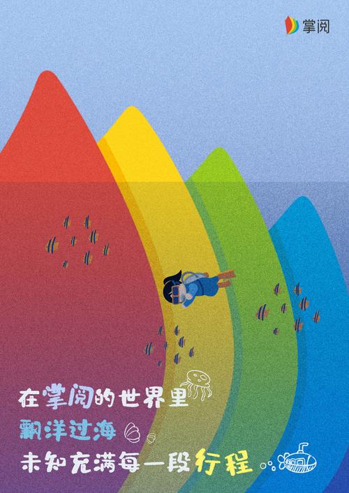 掌阅app品牌形象广告设计"一书一世界"|平面|海报|花卷卷不起来了