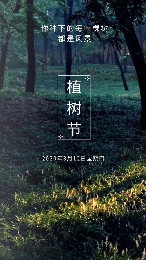 早上好,朋友,今天是3月12日,星期四,农历二月十九,早安,今天是植树节