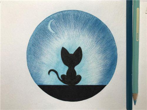 小清新彩铅画步骤图www.caibihui.com