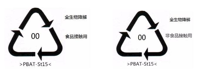 这是国家新出台的生物降解产品标识,即双j标识.