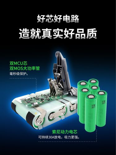 工厂直销戴森吸尘器锂电池适用dyson戴森吸尘器v6 v7