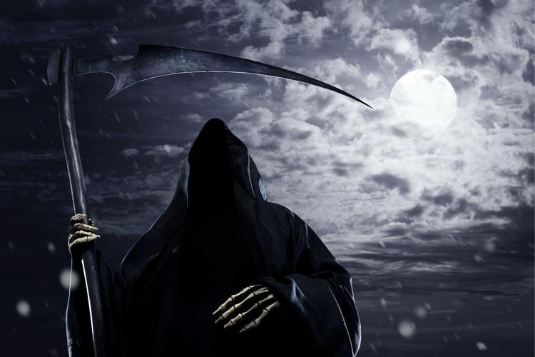 reaper,moon,clouds,rain,scythe,壁纸,高清壁纸人物,虚拟人物,死神