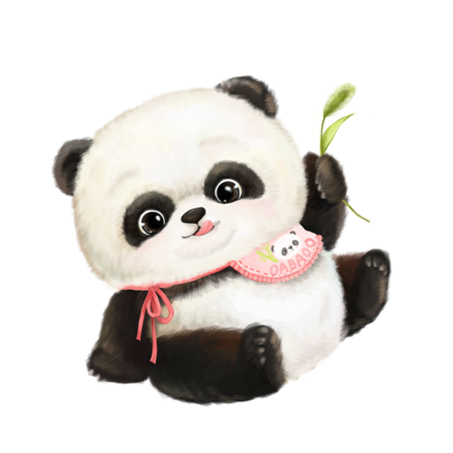 卡通熊猫头像超可爱图片大全