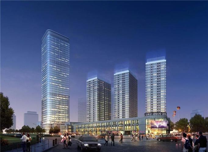 津都湾广场效果图