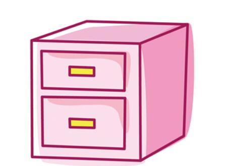 儿童画柜子简笔画_怎样画柜子的简单画法