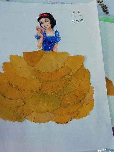 树叶贴画 缤纷无限