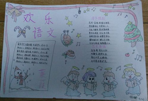 学生手抄报展示