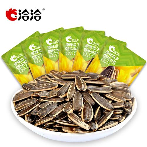 洽洽瓜子原味恰恰瓜子葵瓜子坚果炒货零食自营小吃98g6袋视频