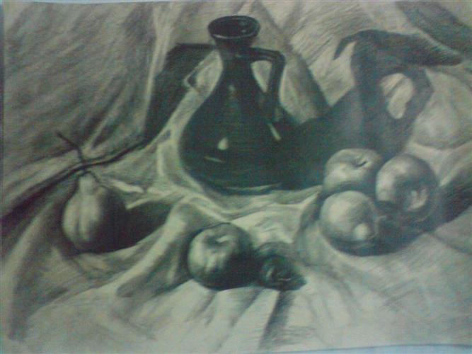 素描静物