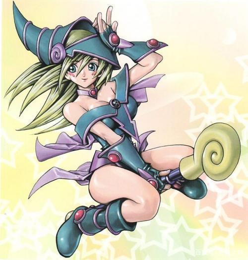 儿时可爱的女神黑魔导女孩