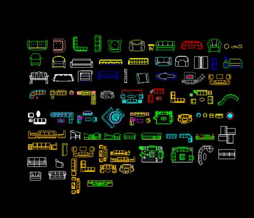 超全的cad图块图库分享设计工作者必备