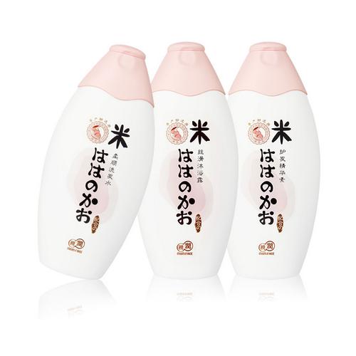 亲润孕期洗护套装 孕妇旅行装三件套 天然大米洗发水沐浴露护发素