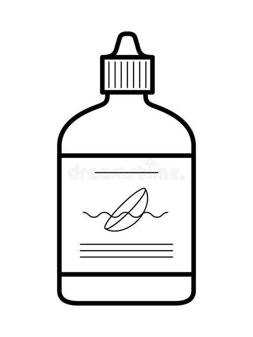 消毒瓶的简笔画