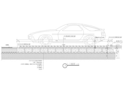 [分享]平面无障碍停车位cad资料下载