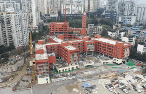 涪陵区第十四中学校兴华中路校区, 总建筑面积:37537.