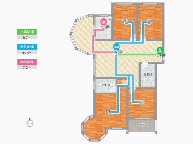 金湖康都国际4室2厅2厨1卫