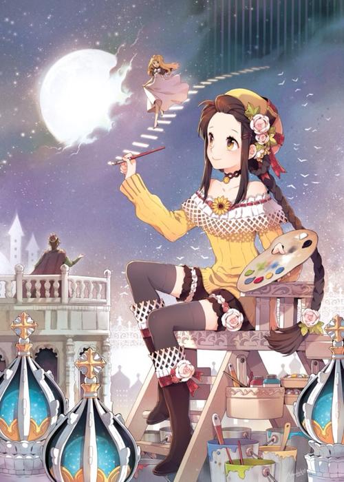 韩国画师nardack唯美插画