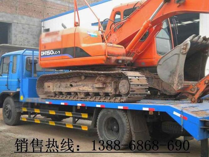 四川的挖机平板车 挖掘机运输车哪卖 挖机拖车多少钱一辆