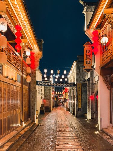 古城夜景_古城_夜景_芜湖古城_出行_出行攻略
