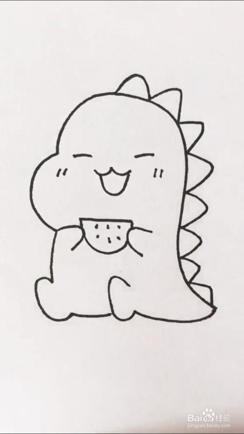 恐龙的简笔画如何画?