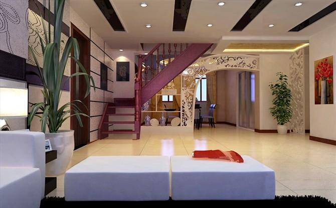 求农村别墅室内装修效果图2张